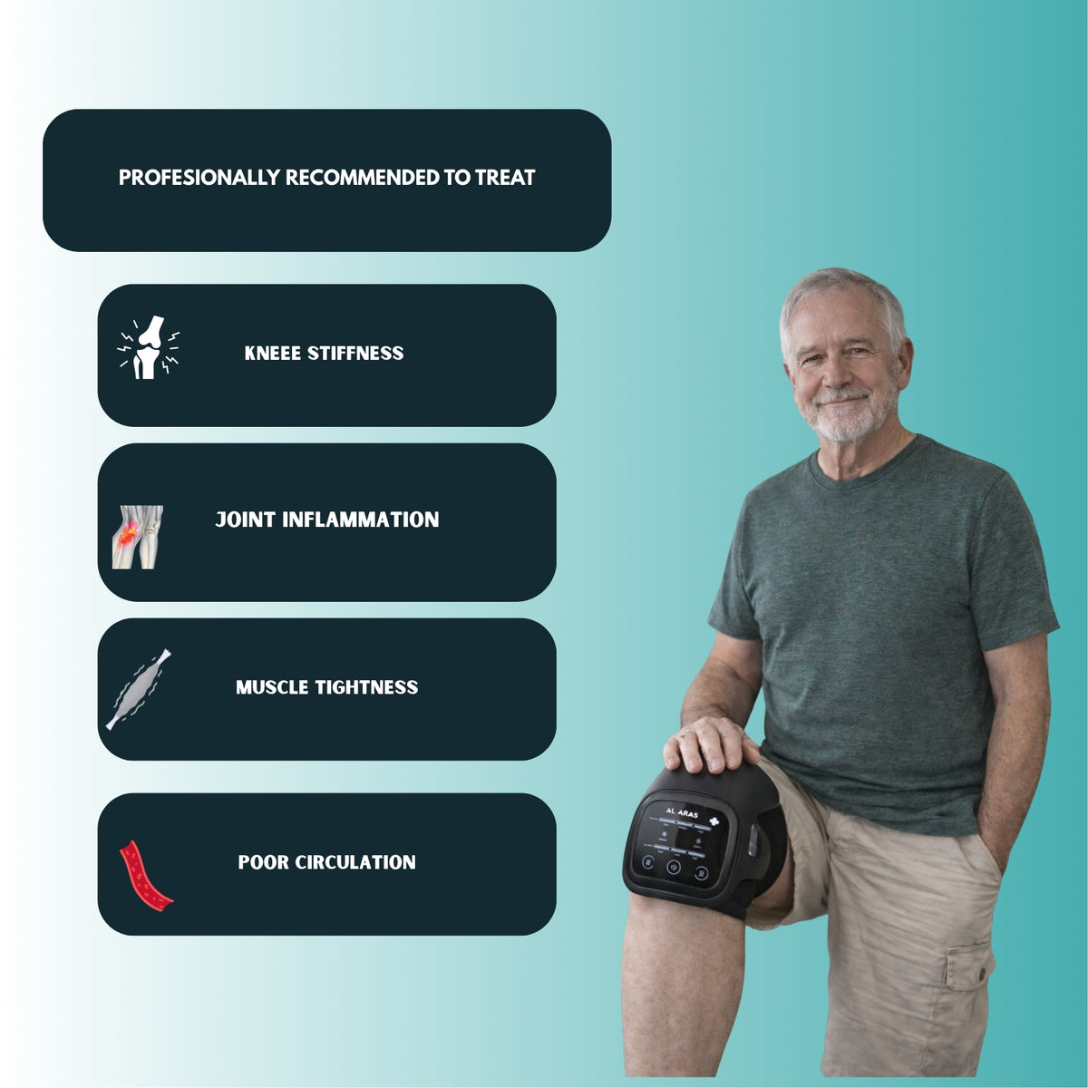 Al ARAS RestoreKnee Massager