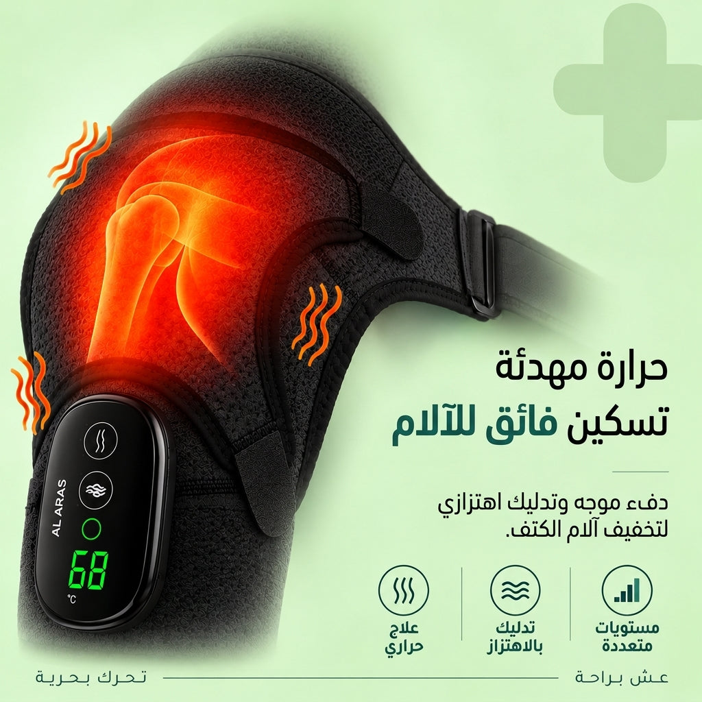 الأعراس™ سوبر ريليف برو - مشد الكتف الحراري والتدليك الذكي