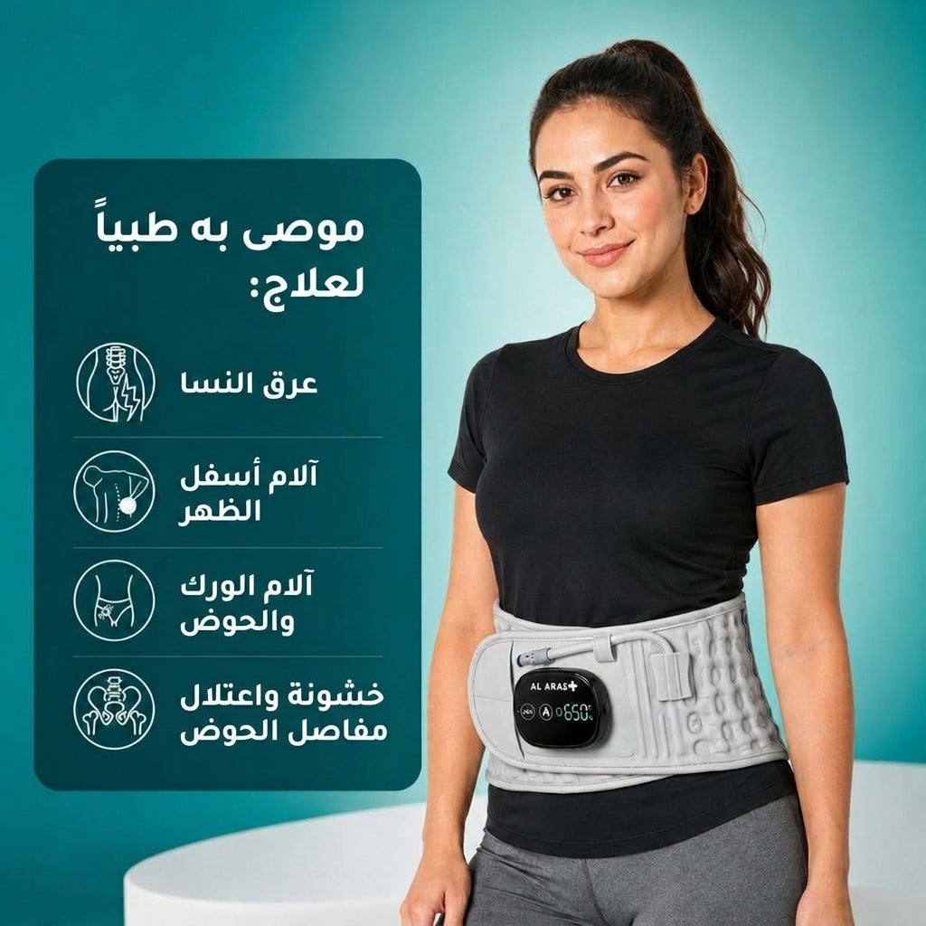 الأعراس™ سوبر ريليف برو - حزام إطالة وتخفيف ضغط فقرات أسفل الظهر