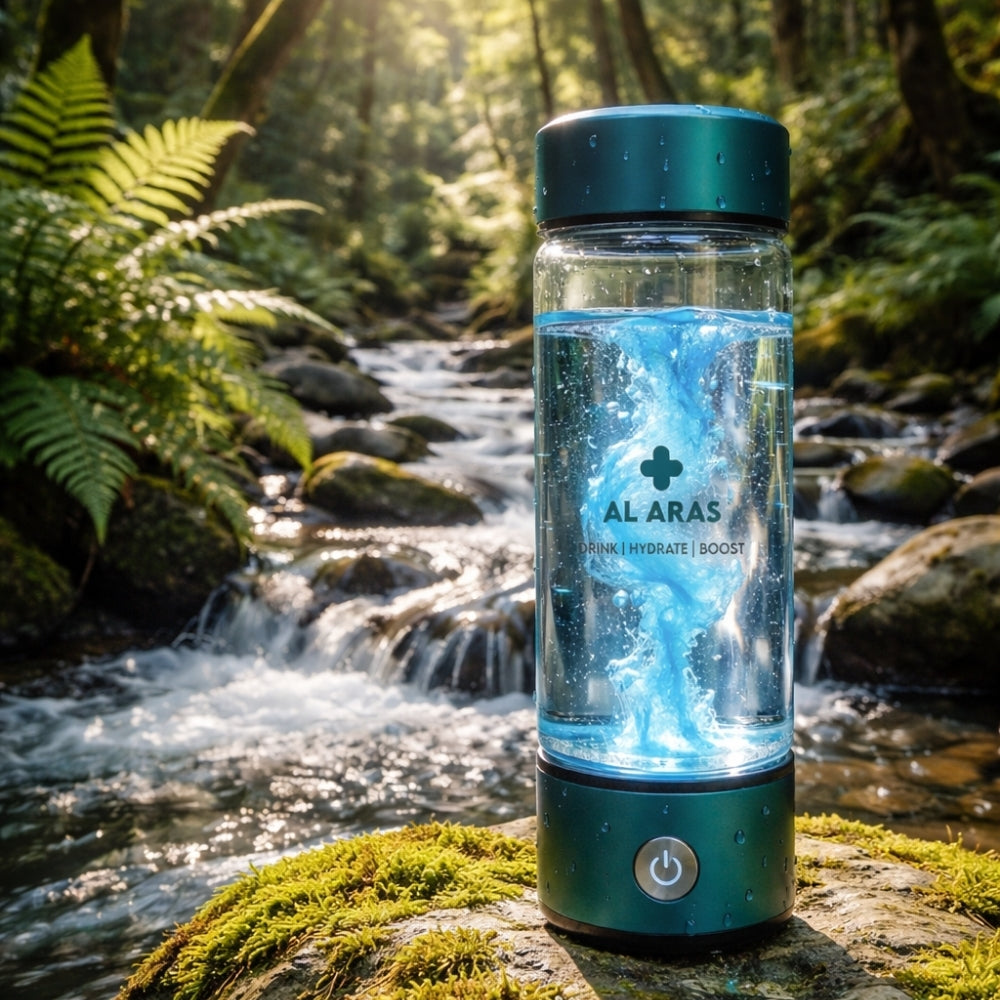 Al Aras™ Hydrogen Water Bottle – زجاجة ماء الهيدروجين من أل أراس